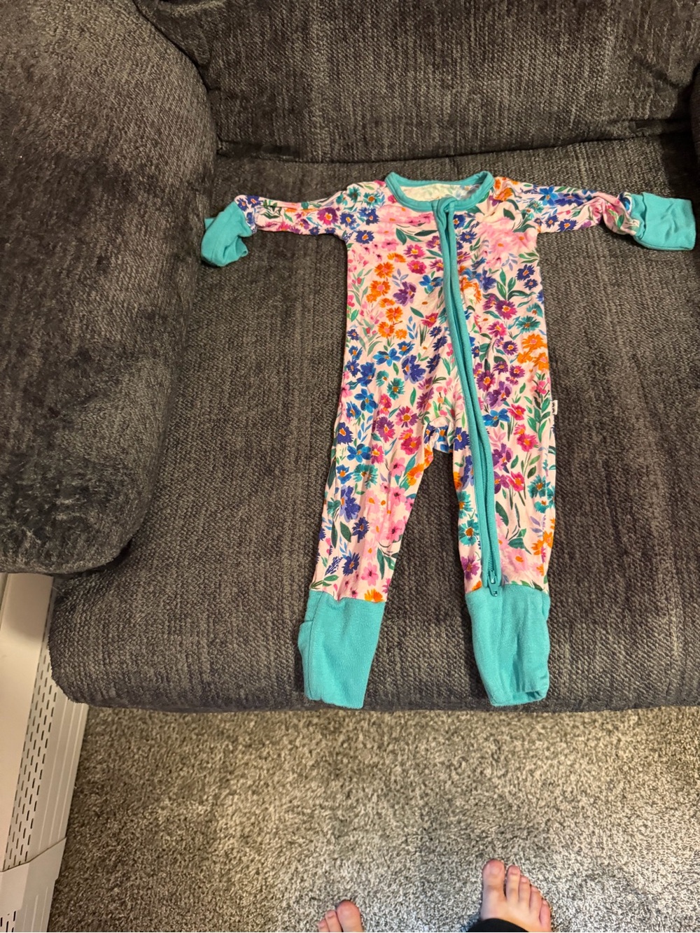 Little sleepies sweet pea newborn